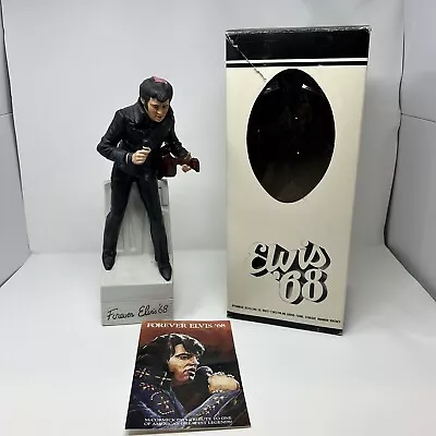 Elvis Presley McCormick 1977 Whiskey Decanter Music Box Forever Elvis '68 • $68