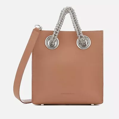$1499 • Buy Alexander Wang Runway Genesis Box Chain Square Leather Shopper Tote Bag