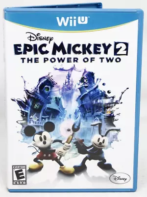 Disney Epic Mickey 2: The Power Of Two (Nintendo Wii U 2012) • $12.95