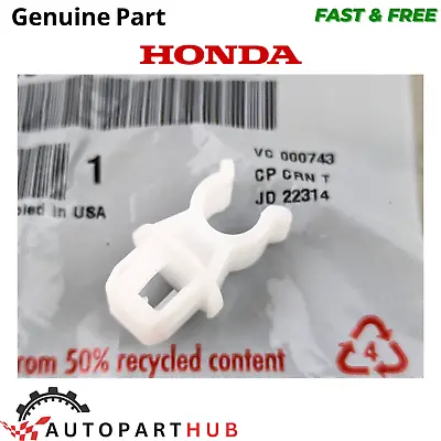 Genuine Honda Civic 92-00 Del-sol 93-97 Hood Prop Rod Holder Clip 90672-sj4-013 • $7.55