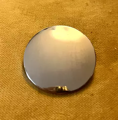 Designer Monet Silver Color Disc Pin Brooch • $2