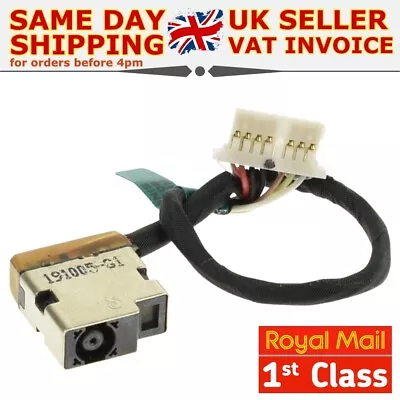 HP 14-bs Series DC Jack Charging Port Laptop Power Socket Cable • £5.69