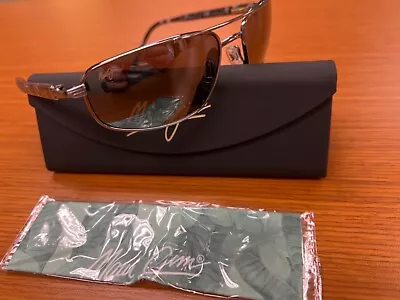 New Maui Jim Kahuna Polarized Sunglasses 162-02  Sport Gunmetal/Grey Aviator • $259.99