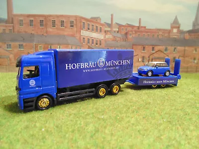 £4.99 • Buy Superb Tractor Unit With Loaded Car  Trailer ,ho But Usable Oo ,