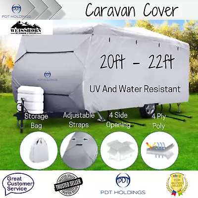 Weisshorn 20-22ft Caravan Cover Campervan 4 Layer UV Water Resistant • $158.93