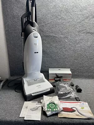 Miele Dynamic U1 Cat And Dog Upright Vacuum W/ Attachments Lotus White • $525