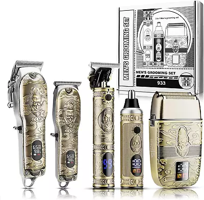 Upgraded Men’S Grooming Kit Professional Hair Clippers And Shaver For MenElectr • $139.99