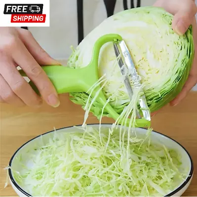 1pcs Cabbage Grater Multifunctional Stainless Steel Fruit Vegetable Peeler NEW • $6.49