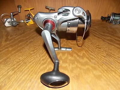 Quantum OPTIX 60 LARGE Spinning Reel 250yds -17lb Line NEVER USED  3/24 • $16.90