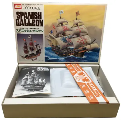 Imai 1/100 Spanish Galleon Sailing Ship Vintage Plastic Model Kit 1979 Japan • $244.99