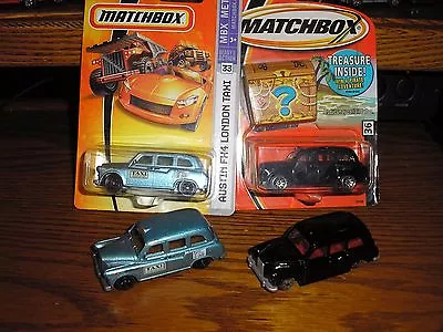 RARE LOT Of 4 Different Matchbox Austin FX4 London Taxi's • $12.99