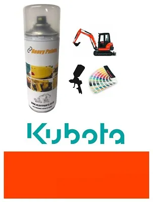 Kubota KX-5 Red Orange Excavator Paint High Endurance Enamel Paint 400ml Aerosol • $44.69