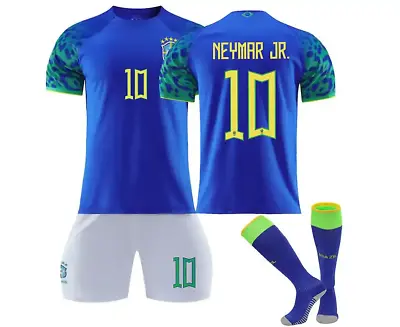 $40.31 • Buy Neymar Jr #10 Jersey Samba Qatar 2022 Brazil National Men'S Soccer T-Shirts Jers
