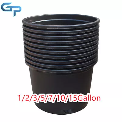 1/2/3/5/7/10/15Gallon Heavy Duty Large Premium Nursery Pot Root Garden Container • $63.57