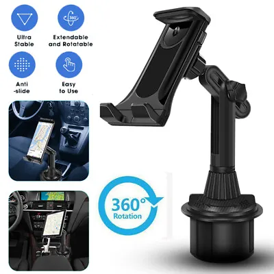 Adjustable Universal Car Cup Holder Cellphone Mount Stand For IPhone IPad Tablet • $12.79