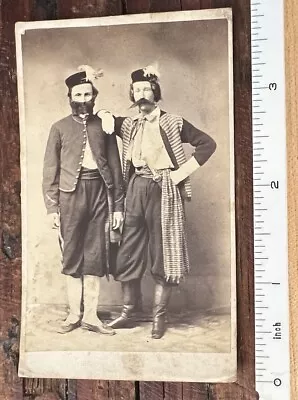 Unidentified Civil War Zouave Soldiers CDV Photograph - Washington Pennsylvania • $129