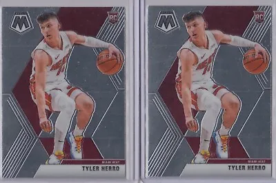 Tyler Herro (x2) 2019-20 Panini Mosaic Rookie RC #223 - MIA Heat • $5.50