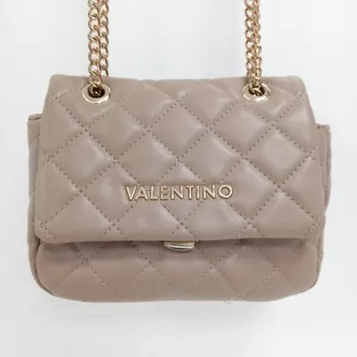Valentino Nude Quilted Crossbody Bag Womens Designer RMF49-AW • £25