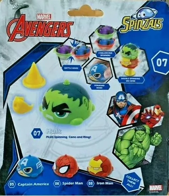 Marvel Avengers Superhero Spinzals Toy Spinning Ages 3 Years + Fun Collect • £6.45