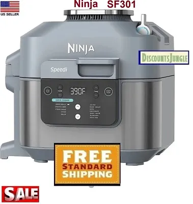 Ninja SF301 Speedi Rapid Cooker & Air Fryer 6-Quart Capacity 12-In-1 Functions • $89.95