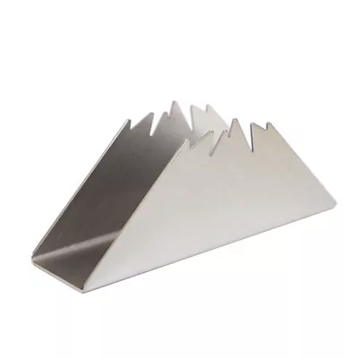  Napkin Dispenser Tabletop Metal Holder Restaurant Stainless Steel Paper • £12.39