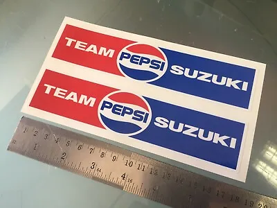 Suzuki Pepsi Team Decals / Stickers For Suzuki GSXR GSXRR Moto GP  • $7.58