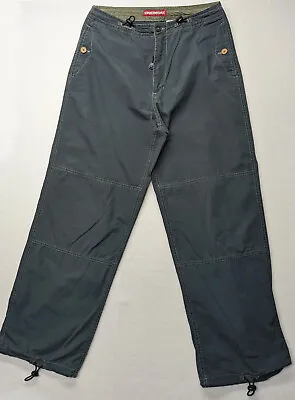 Vintage 90s Y2K Gray Union Bay Parachute Pants Baggy M Medium Men's • $59.95