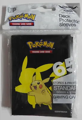 Ultra Pro Deck Protector Sleeves - Pokemon Pikachu (pk65) #15101  - Free P&p • £8.99