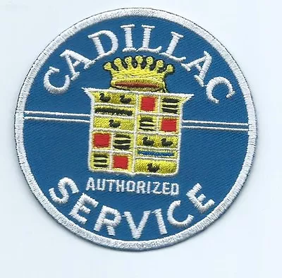 $10.99 • Buy Cadillac Service Uniform Patch BLUE 3 In Dia #2280 #7354 & #7695