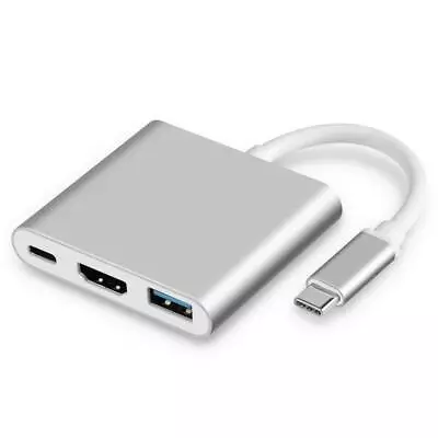 USB-C Type C HDMI Adapter Cable Converter Hub For Macbook Android Phone HDTV TV • $6.69