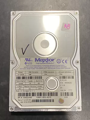 Maxtor 91728D8 16.09GB 3.5  IDE HDD • £19.99