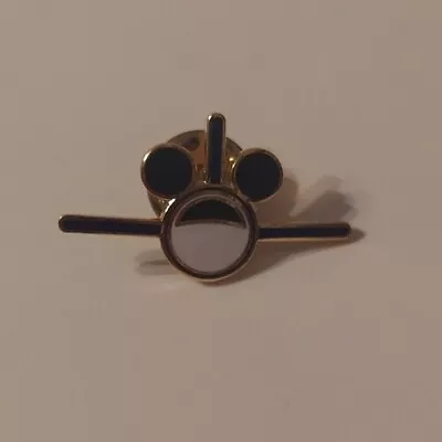 Disney - Mickey Mouse Ears Airplane - Airport MCO Black And White Pin • $11.99