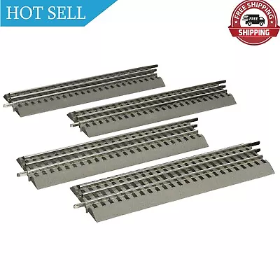 Lionel FasTrack 10” Straight Track Electric O Gauge (Pack Of 4) • $36.23