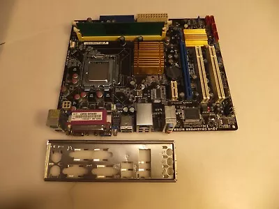 ASUS P5QPL-AM Rev:1.03G LGA 775 Intel Motherboard +CPU E3300 RAM 1Gb I/O • $50