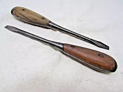 1 Irwin 8 1/2  Perfect Handle Screwdriver & 1 Unmarked 8 1/2  Perfect Handle • $25