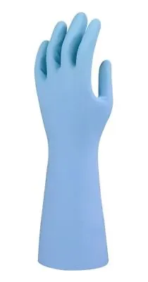 Marigold Blue Nitrile Household Rubber Gloves Food Prep Latex Free 6.5 Small • £3.98