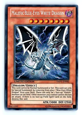 Yu-Gi-Uh Bonds Beyond Time Movie Pack #YMP1-EN002 Malefic Blue-Eyes White Dragon • $2.99