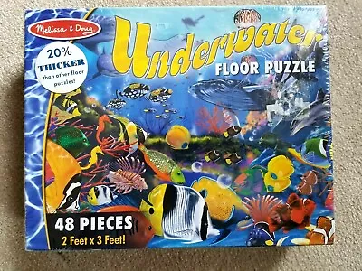 Melissa And Doug Underwater Floor Puzzle - NEW & SEALED • $17.99