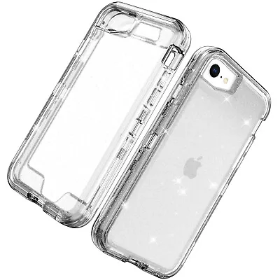 $9.99 • Buy For IPhone SE 3rd 2nd 7 8 6s 6 Case Clear Heavy Duty Shockproof Armor Hard Cover