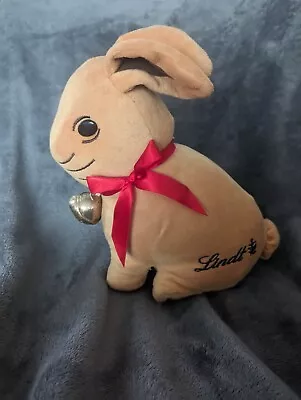 Lindt Large BUNNY RABBIT GOLD BELL Soft Toy With ZIP 10   (Htub) • £6.99