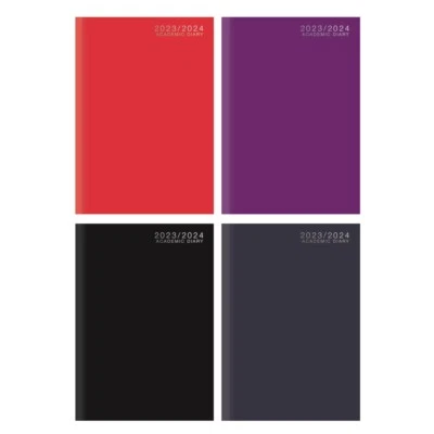 £6.45 • Buy A4 Week To View Academic Diary 2023-2024 Mid Year Casebound Student Planner