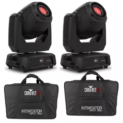 2x Chauvet Intimidator Spot 360X LED Moving Head Inc Carry Cases • £1995