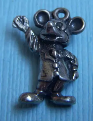 Vintage Mickey Mouse Disney Sterling Charm • $9.99