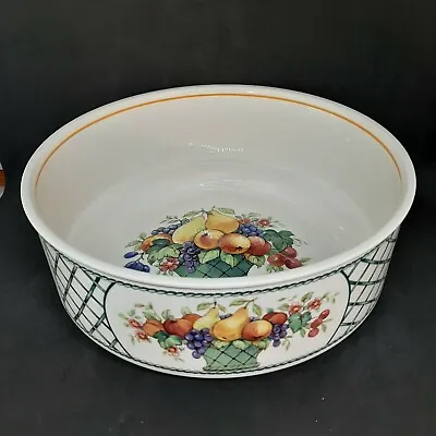 £39.99 • Buy Vintage Villeroy & Boch Basket Fruit Bowl Large 8.5  Serving Dish Porcelain 1748