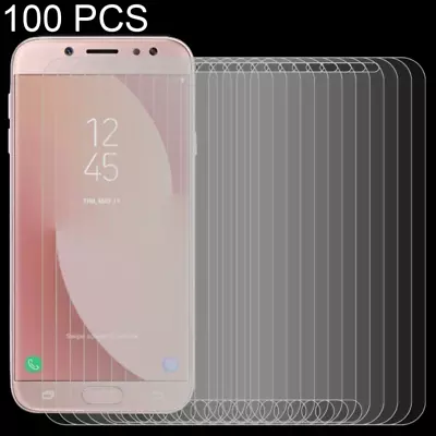 100 PCS 0.26mm 9H 2.5D Arc Edge Tempered Glass Film For Galaxy J7 Pro / J730 • $120.99