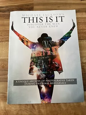 Michael Jackson Rare Vintage Limited Edition “THIS IS IT  Photo Book Magazine • $15