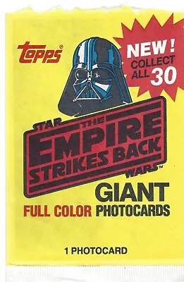 Topps Star Wars The Empire Strikes Back Giant Full Color Photo Card • $8.99