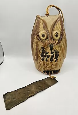 1973 Pacific Stoneware Owl Wind Chime • $25