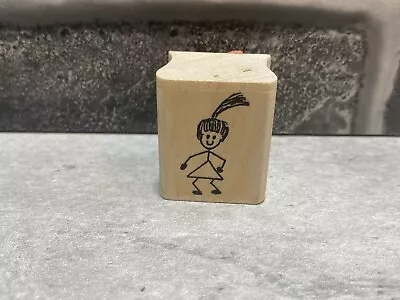 AIP VIP Rubber Stamp Girl With Ponytail  • $4