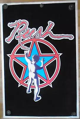 RUSH- Blacklight Velvet POSTER / #24-139 - Printed In 1980- BiRiteEnt. - Exc.++ • $105